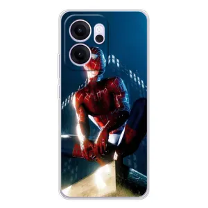 Чехол Супергерой Человека Паука на OPPO Reno14 F (Паук на доме)