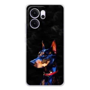 Бампер для OPPO Reno14 F с картинкой "Песики" (Собака Мопс)