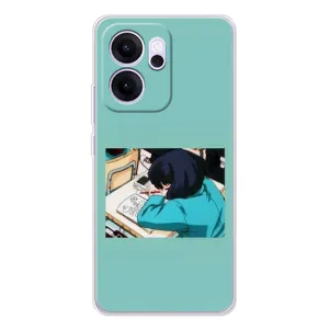 Чехол с персонажами АНИМЕ на OPPO Reno 14 FS (Аканэ Тэндо)