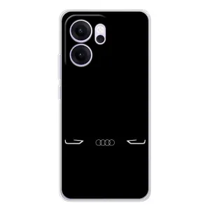 Силіконовий бампер з картинкою машини на OPPO Reno 14 FS (Сілует Audi)