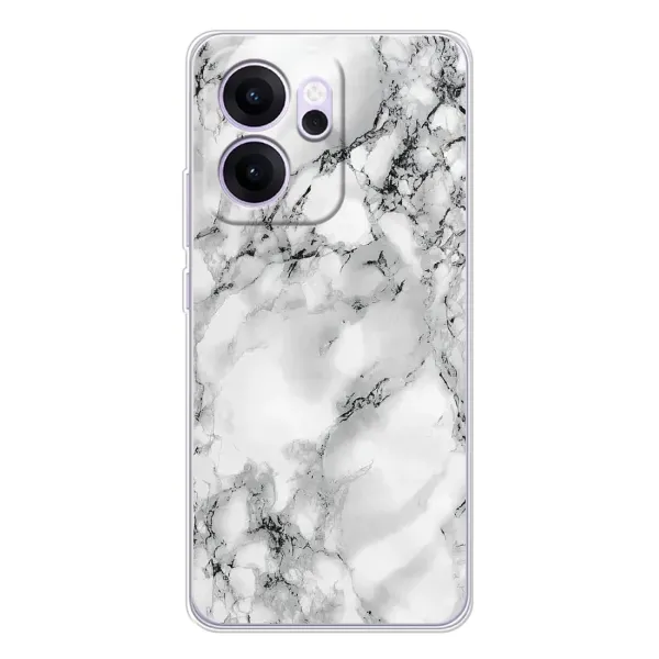 Чехол с рисунком «Белый мрамор» для OPPO Reno14 FS Чехол с рисунком «Белый мрамор» для OPPO Reno14 FS