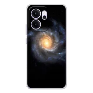 Чохли КОСМОС на OPPO Reno 14 FS (Чорна дира)