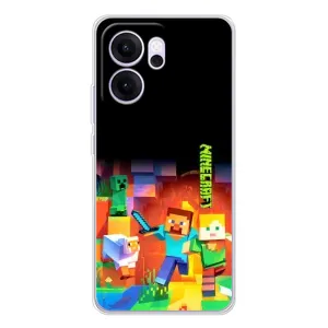 Чохли для OPPO Reno 14 FS (Персонажі МайнКрафт) (Герой Майнкрафт)