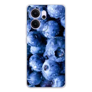 Чехол с изображением вкусной еды для OPPO Reno 14 FS (Голубика)