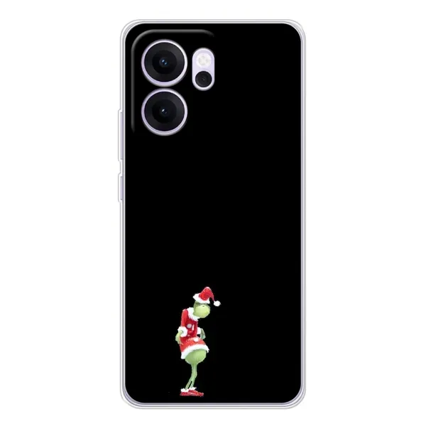 Чехол с рисунком «Гринч на чорном» для OPPO Reno14 FS Чехол с рисунком «Гринч на чорном» для OPPO Reno14 FS