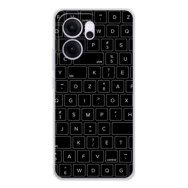 Чехол с рисунком «Клавиатура» для OPPO Reno14 FS Чехол с рисунком «Клавиатура» для OPPO Reno14 FS