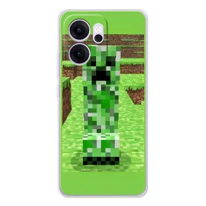 Чохли для OPPO Reno 14 FS (Персонажі МайнКрафт) (Кріпер 2)
