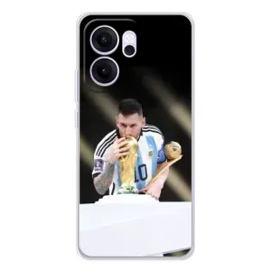 Чехлы Лео Месси Аргентина для OPPO Reno 14 FS (Кубок Мира)