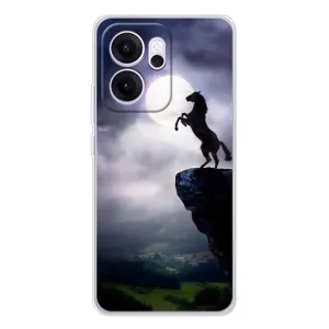 Чехлы с изображением разных животных для OPPO Reno 14 FS (Лошадь)
