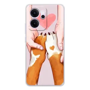 Чохол (ТПУ) Милі песики для OPPO Reno 14 FS (Любов до собак)