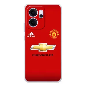 Силиконовые Чехлы принт Футбол на OPPO Reno 14 FS (Man United)