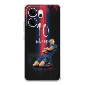 Чехол (TPU) с Футболистом на OPPO Reno 14 FS (MBAPPE 10)