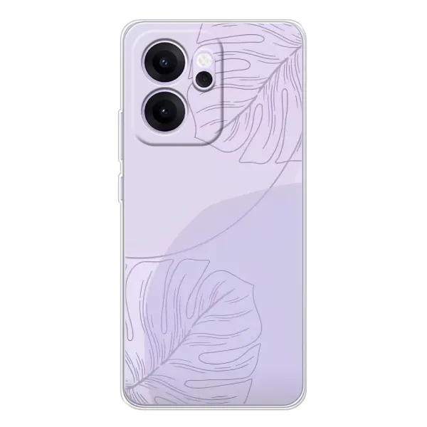 Чехол с рисунком «Монстера фиолетовая» для OPPO Reno14 FS Чехол с рисунком «Монстера фиолетовая» для OPPO Reno14 FS