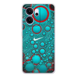Силиконовый Чехол на OPPO Reno 14 FS с картинкой Nike (Найк зеленый)