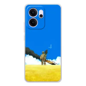 Чехлы на военную тематику для OPPO Reno 14 FS (Попадание)
