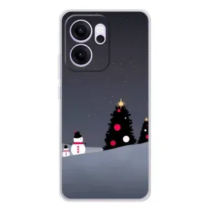 Чехлы на Новый Год OPPO Reno 14 FS (Снеговички)