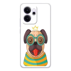 Бампер для OPPO Reno 14 FS з картинкою "Песики" (Собака Король)
