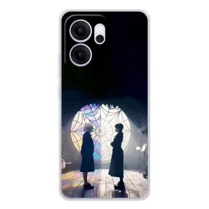 Чехлы с принтом Уэнсдей на OPPO Reno 14 FS (Уэнсдей и Энди)