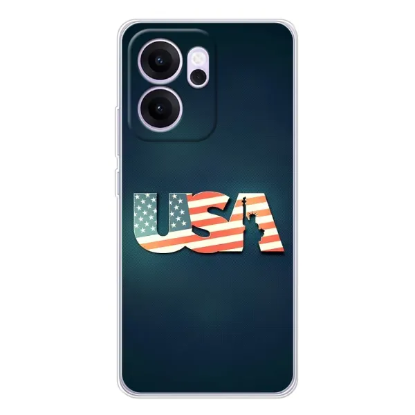 Чехол с рисунком «USA» для OPPO Reno14 FS Чехол с рисунком «USA» для OPPO Reno14 FS