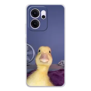 Бампер с принтом Мемы для OPPO Reno 14 FS (Утка)