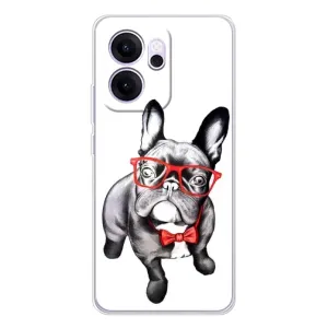 Бампер для OPPO Reno 14 FS з картинкою "Песики" (В окулярах)