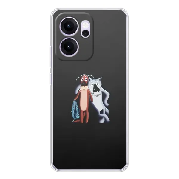 Чехол с рисунком «Шо, опять» для OPPO Reno14 FS