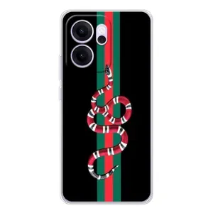 Чехлы Бренд GUCCI для OPPO Reno 14 FS (Змей Гуччи)