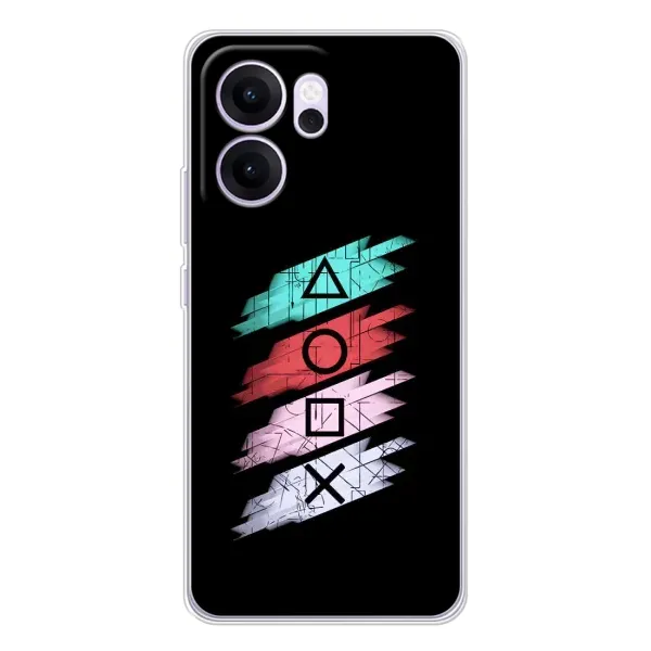 Чехол с рисунком «Значки Sony» для OPPO Reno14 FS Чехол с рисунком «Значки Sony» для OPPO Reno14 FS