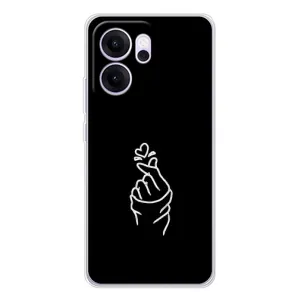 Чехлы (Знак сердечка) на OPPO Reno 14 FS (Знак Сердечка)