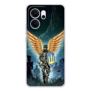 Патриотический Чехол для OPPO Reno 14 FS (ЗСУ з крильями)
