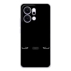 Силіконовий бампер з картинкою машини на OPPO Reno14 Pro (Сілует Audi)
