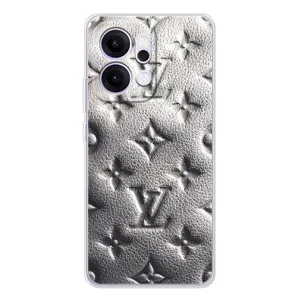 Текстурный Чехол Louis Vuitton для Рено14 Про (Бежевый ЛВ)