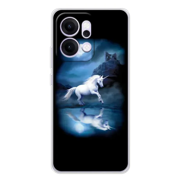 Чехол с рисунком «Единорог» для OPPO Reno14 Pro Чехол с рисунком «Единорог» для OPPO Reno14 Pro