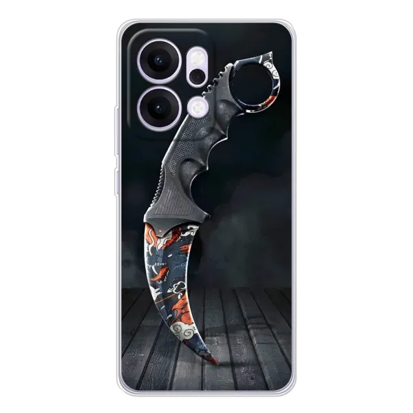 Чехол с рисунком «Кинжал КС ГО» для OPPO Reno14 Pro Чехол с рисунком «Кинжал КС ГО» для OPPO Reno14 Pro
