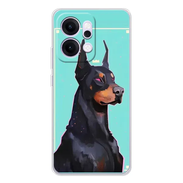Чехол с рисунком «Король доберман» для OPPO Reno14 Pro Чехол с рисунком «Король доберман» для OPPO Reno14 Pro