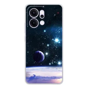 Чехол (ТПУ) с планетами на OPPO Reno14 Pro (Космический вид)