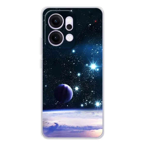 Чехол с рисунком «Космический вид» для OPPO Reno14 Pro