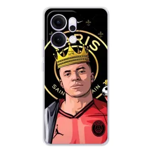 Чохол (TPU) з Футболістом на OPPO Reno14 Pro (Mbappe King)