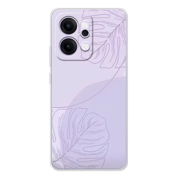 Чехол с рисунком «Монстера фиолетовая» для OPPO Reno14 Pro Чехол с рисунком «Монстера фиолетовая» для OPPO Reno14 Pro