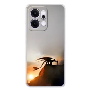Чехол дракон Беззубик для OPPO Reno14 Pro (Мультиик Беззубик)