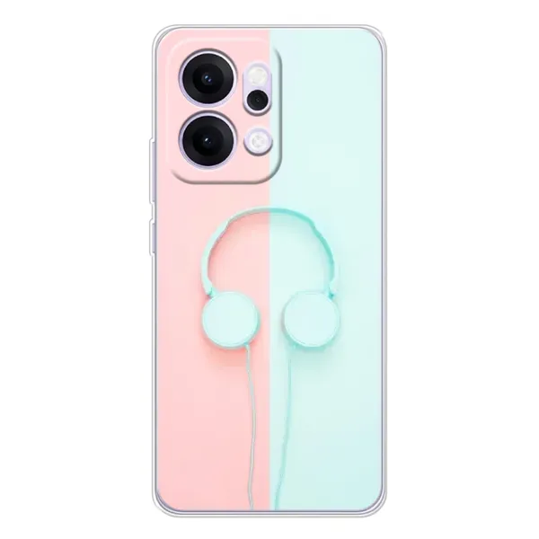 Чехол с рисунком «Наушники» для OPPO Reno14 Pro Чехол с рисунком «Наушники» для OPPO Reno14 Pro