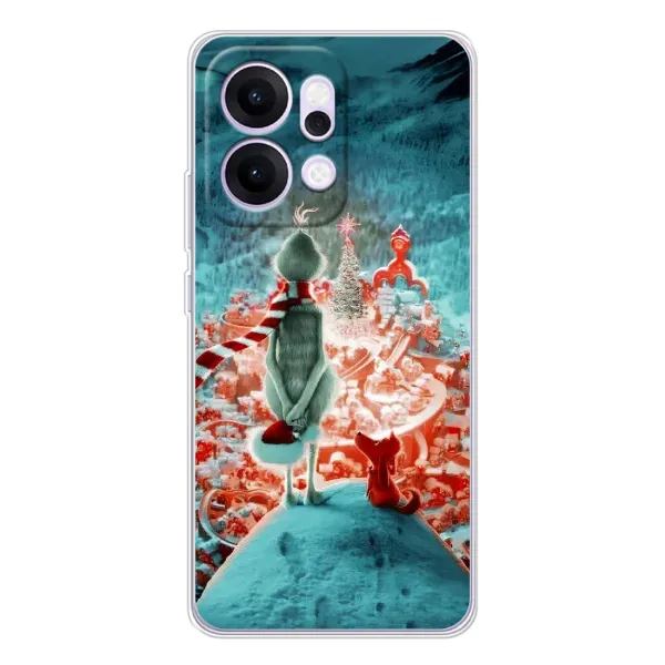 Чехол с рисунком «Новогодний Гринч» для OPPO Reno14 Pro Чехол с рисунком «Новогодний Гринч» для OPPO Reno14 Pro