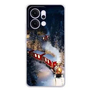 Силіконовий бампер на різдво для OPPO Reno14 Pro (Потяг)