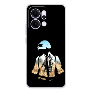 Чохол з картинкою "Герой Pubg" на OPPO Reno14 Pro (Пубг мен)