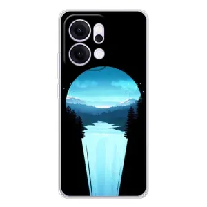 Літній Чохол на OPPO Reno14 Pro (Синій Водоспад)