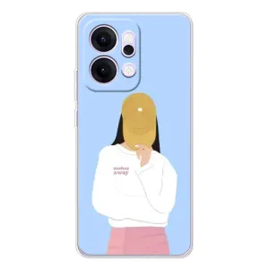 Силиконовый Чехол на OPPO Reno14 Pro с картинкой Стильных Девушек (Желтая кепка)