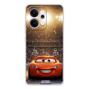 Чехол с принтом Маквин для OPPO Reno14 (Молния Маквин стадион)