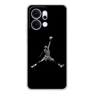 Силиконовый Чехол Nike Air Jordan на Рено14 (Джордан)