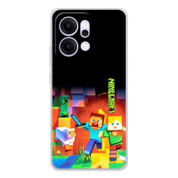 Чехол с рисунком «Герой Майнкрафт» для OPPO Reno14 Чехол с рисунком «Герой Майнкрафт» для OPPO Reno14