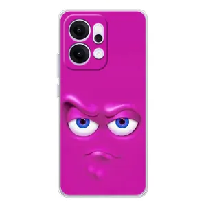 Чохли (ТПУ) (смішні стікери) для OPPO Reno14 (Хитра мордочка)